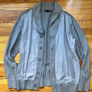 Banana Republic Gray Knit Sweater